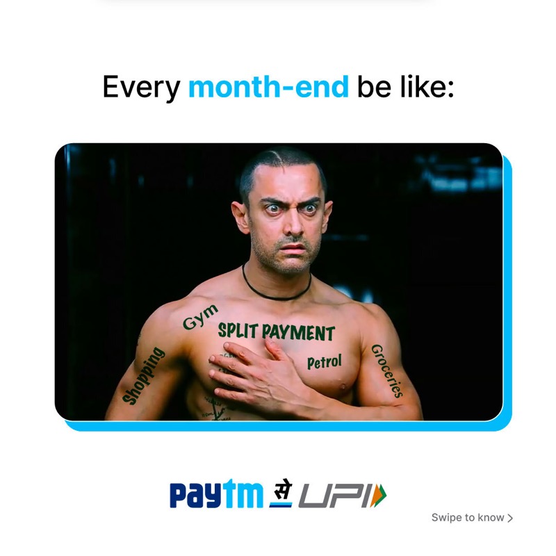 Paytm's tweet photo. Label payments, not people 💁‍♀️

Add custom tags to all your payments and track your spends easily ✅