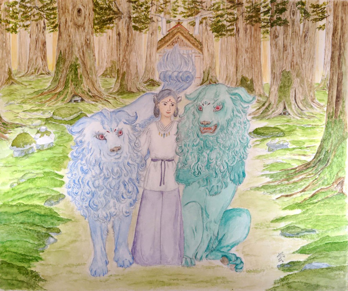 狛犬 のイラスト マンガ コスプレ モデル作品 100 件 Twoucan