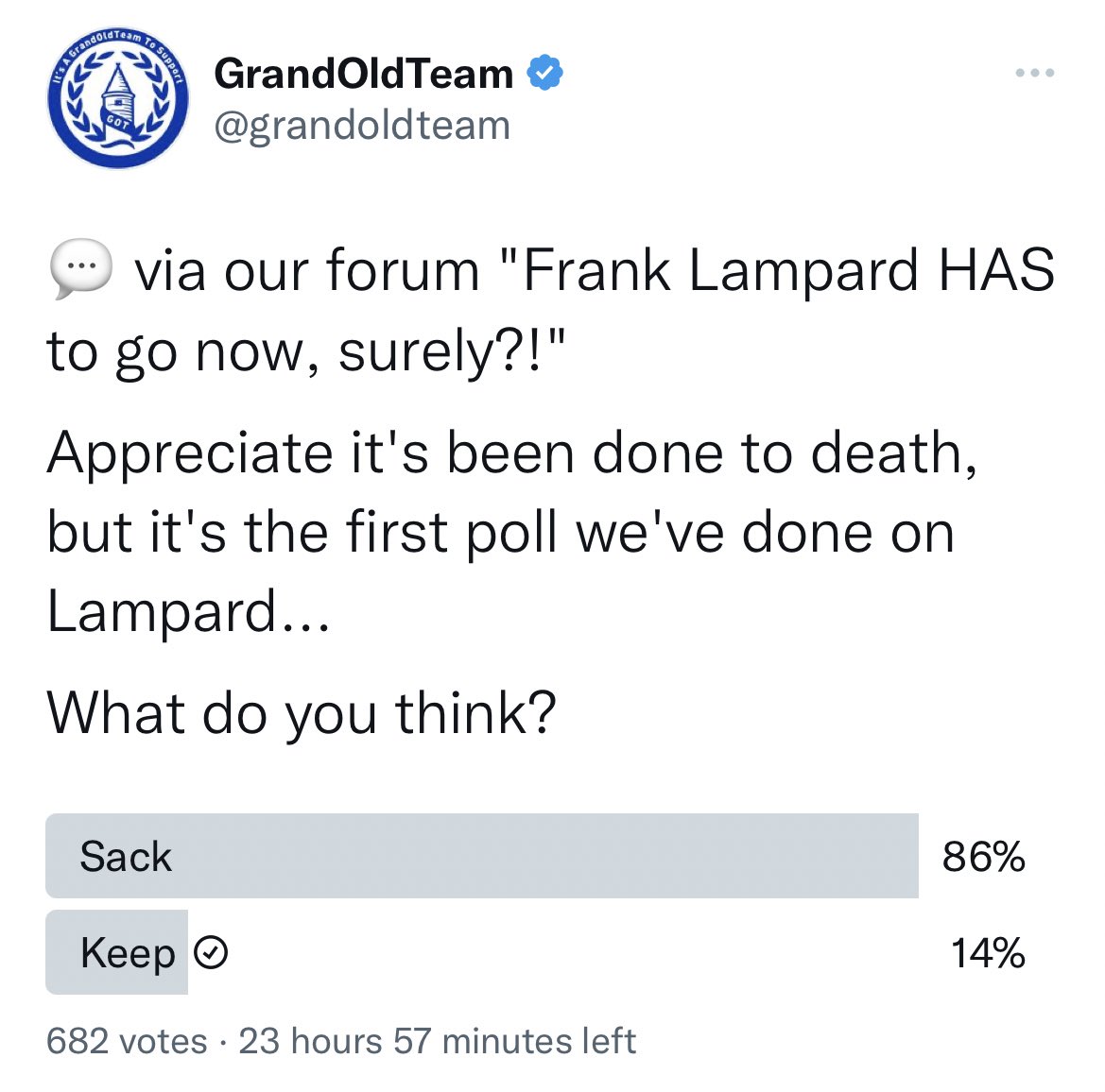 ToonPolls's tweet photo. The comeback is nearly complete. See my latest RT for a link to the poll. #VoteKeep 😂 https://t.co/weK4mX6YTz