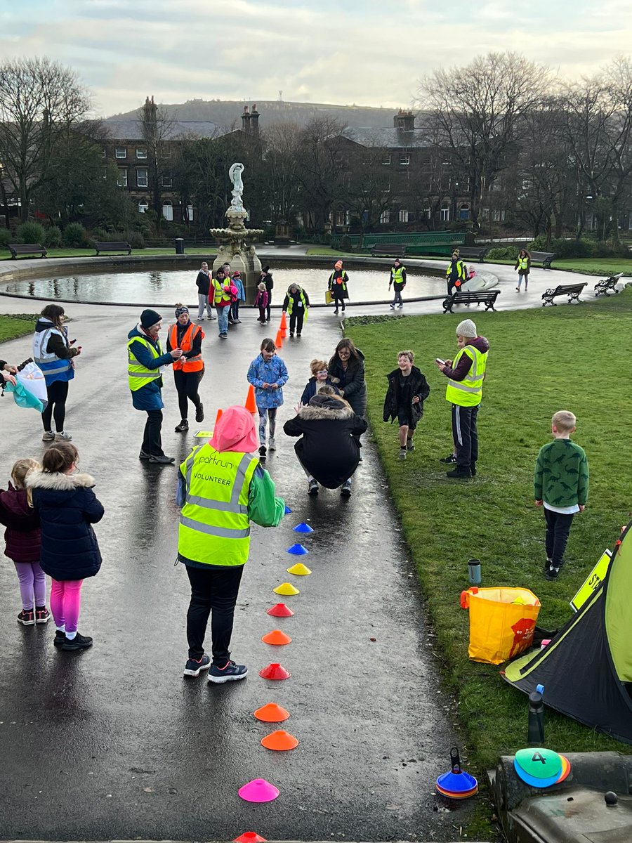 HXjuniorparkrun's tweet photo. We had loads of fun this morning at junior parkrun. Thanks so much to everyone who came to take part. HUGE thanks to our amazing volunteers🦺who made the whole thing possible. I’m glad you were at least rewarded with some sunshine. Look out for our run report later today. https://t.co/V0CTyo4Hs3