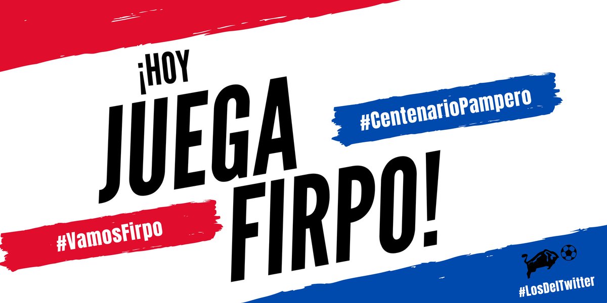 LosDelTw_'s tweet photo. #HoyJuegaFirpo #PretemporadaPampera
Vamos a #LaCaldera ๐ดโช๏ธ๐ต https://t.co/tfaQRvN9FX