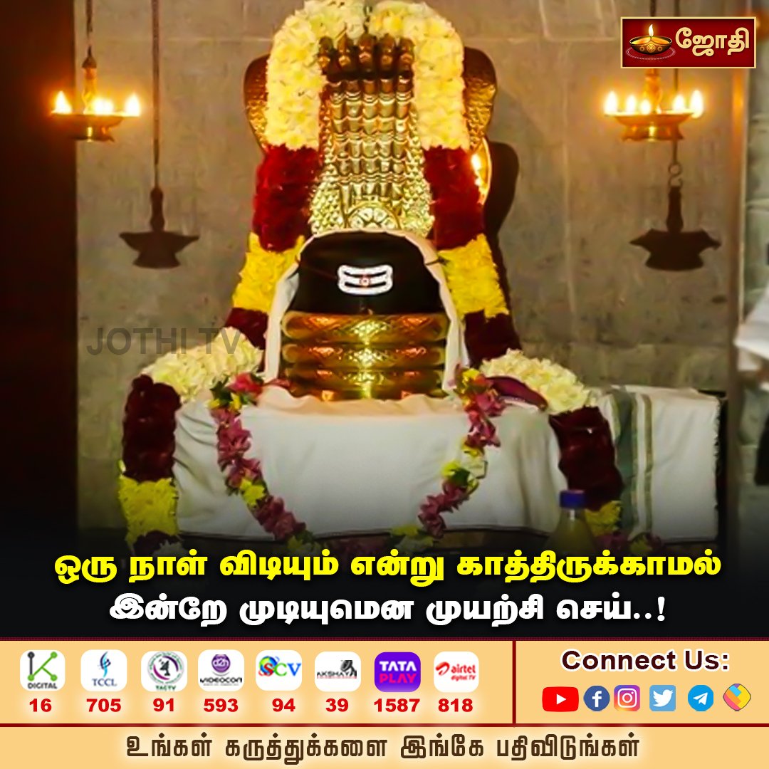 jothi_tv's tweet photo. முயற்சி செய்... இன்று
#jothitv #jothitvthought #jothitvsongs https://t.co/5Ahb24dwMz
