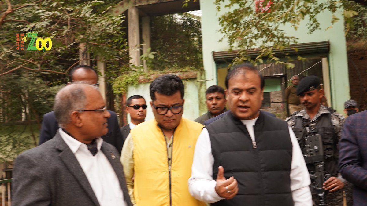 assamzoo's tweet photo. Sharing glimpses of Hon'ble Chief Minister's visit at Assam State Zoo.
.
.
 @himantabiswa @mygovassam
@cmpatowary @mkyadava @assamzoo @assamforest https://t.co/iulX4NFvhV