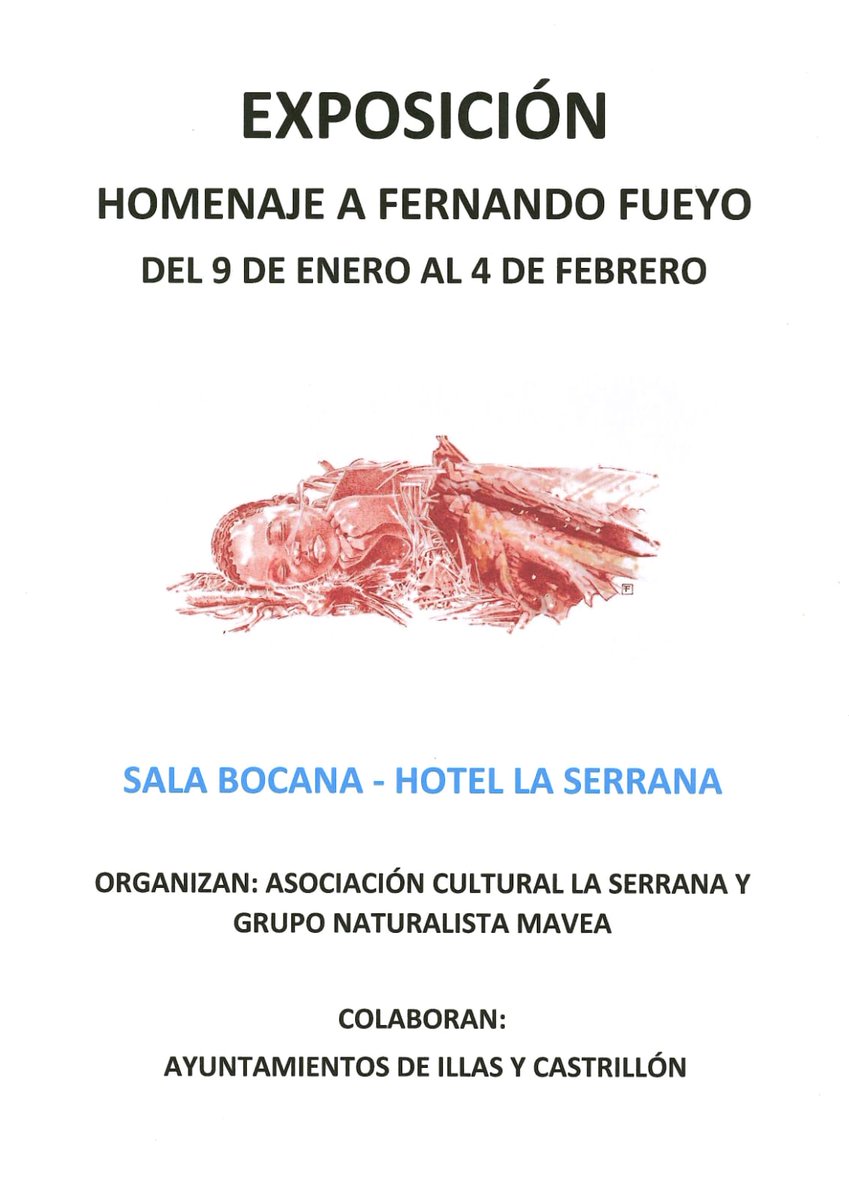 Un año sin Fernando Fueyo. Mañana lunes estaremos en Avilés para participar de su homenaje. Tendremos tiempo para charlar de todos los trabajos que hicimos juntos y de su espléndida obra pictórica. 
Así que si estás cerca de Avilés... ¡no lo dudes!
