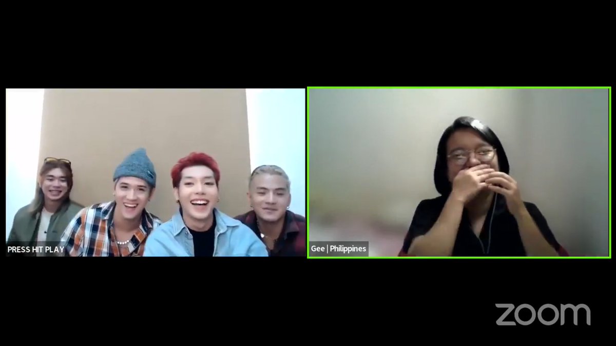 _Grthl's tweet photo. Another moment has been given to me to have a little interaction with my pahinga and pearls family~~ Thank you for this moment @KWaveByMarie. To another zoom party with you soon💛

P.S. Di na ako gaanong kabado makipag chikahan  sa inyo hehehe

#PHPxKWave
#Press_Hit_Play #PHP https://t.co/Fgotsr0fdy