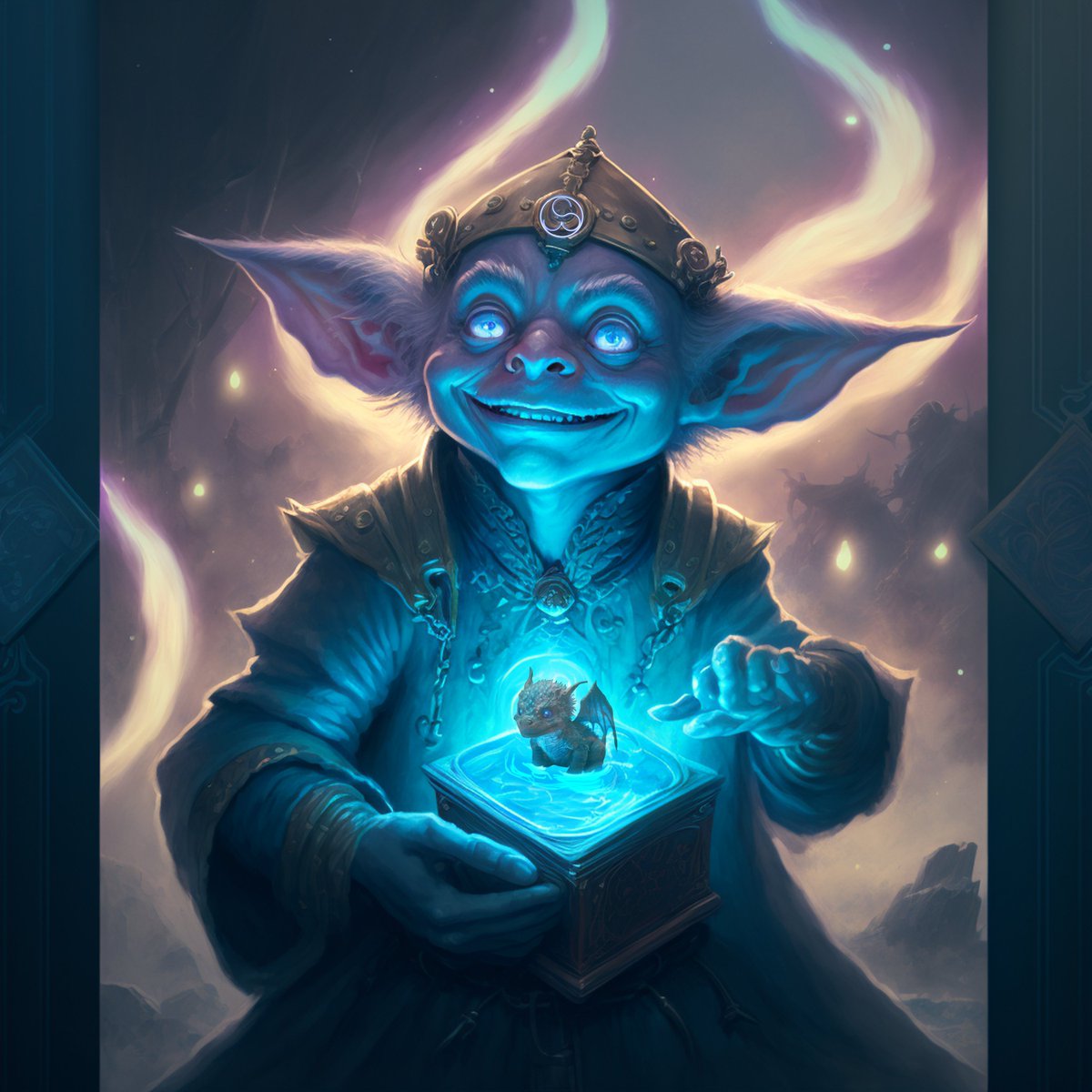 Cryptic_Wiz's tweet photo. "We will see the #wizube #crypticwiz #lootlings #cards #games #metaverse #web3 #MMORPG https://t.co/8t1GDCuxV3