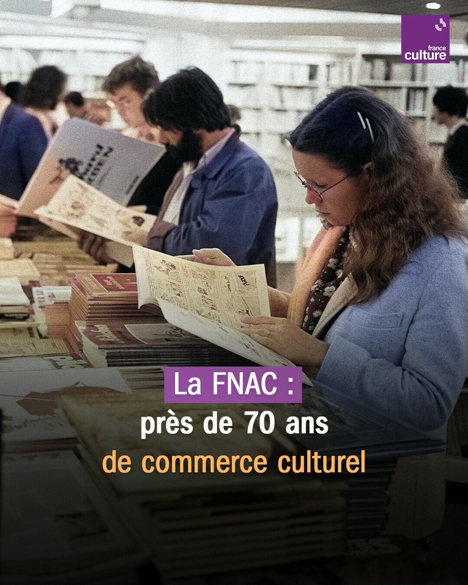 Alors, certes vous préférez les librairies du coin, mais qui ne s'est jamais laissé happer par la FNAC ? ➡️ l.franceculture.fr/rmy