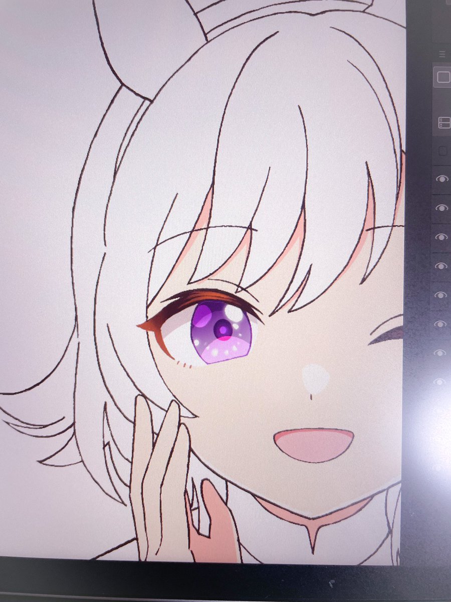 ウマ娘「またウマ娘ちゃん描いてる。たのしい 」|necoのイラスト