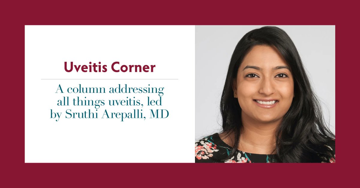 UVEITIS CORNER: Multimodal Imaging in Infectious Retinitis: Characteristic findings can help distinguish etiologies. By Sruthi Arepalli, MD; Chandni Duphare, MD; and Arthi Venkat, MD, MS buff.ly/3vyx5s3
