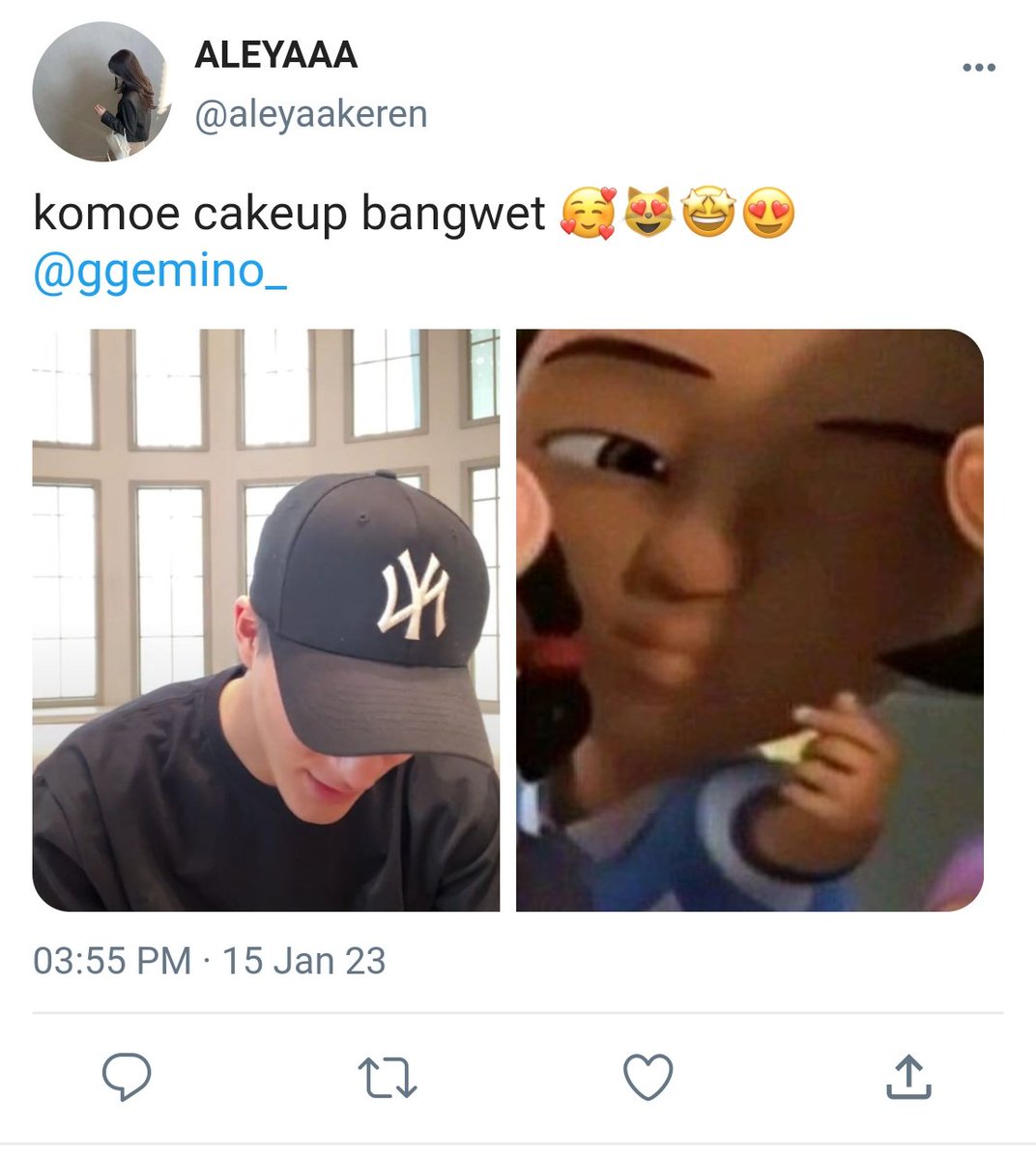 typing cantik 

Lee jeno few tweet au