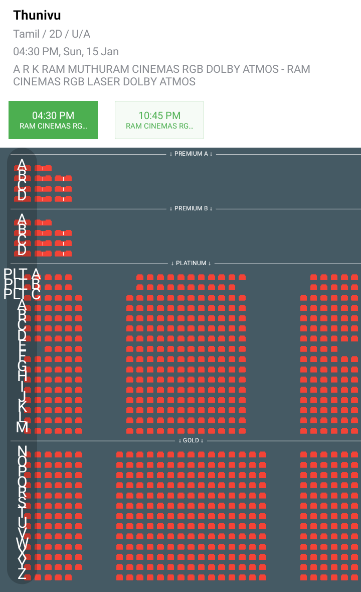 i_RA_Anand's tweet photo. #Thunivu - Day 5, Afternoon show status in #NellaiCity 🔥
#Ram (767 Seats)- Full
#Muthuram (740 seats)- Full
#SriRathna (714 seats)- Full
#Bombay (598)- Full
#Senthivel (480)- Full
#Alangar (456) - Full
#PSS Screen 2 (336) - Full
#PSS Screen 4 (236) - Full
#ThunivuPongal https://t.co/hyV1c5EKnu