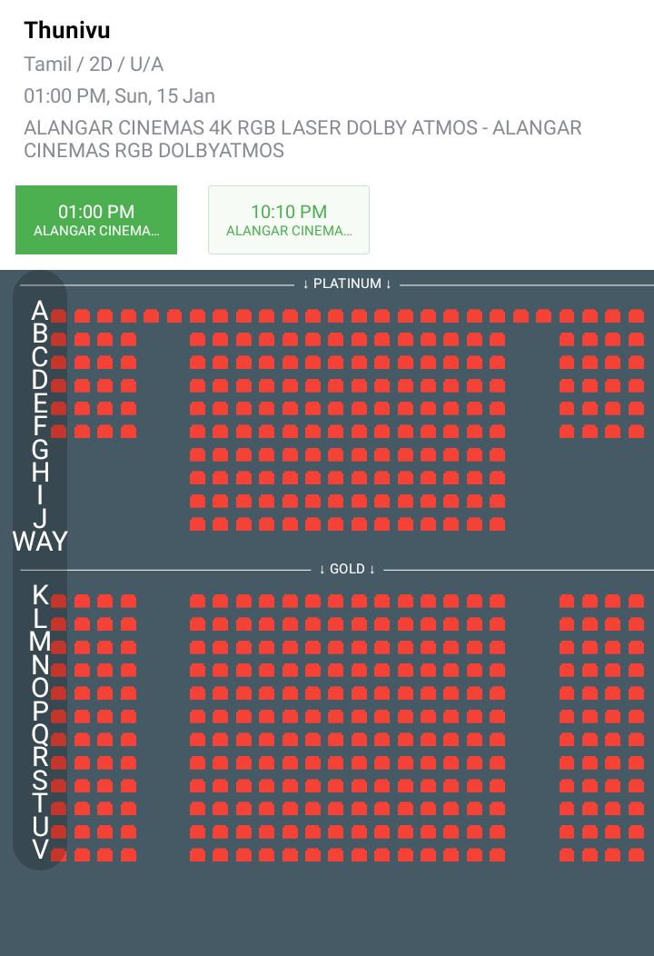 i_RA_Anand's tweet photo. #Thunivu - Day 5, Afternoon show status in #NellaiCity 🔥
#Ram (767 Seats)- Full
#Muthuram (740 seats)- Full
#SriRathna (714 seats)- Full
#Bombay (598)- Full
#Senthivel (480)- Full
#Alangar (456) - Full
#PSS Screen 2 (336) - Full
#PSS Screen 4 (236) - Full
#ThunivuPongal https://t.co/hyV1c5EKnu