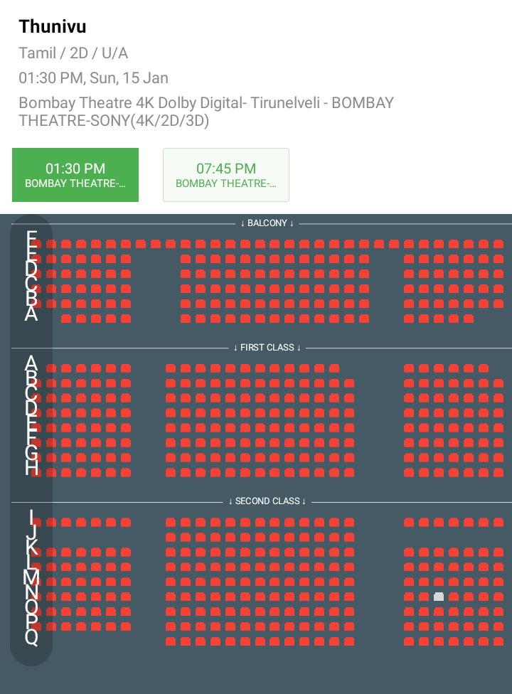 i_RA_Anand's tweet photo. #Thunivu - Day 5, Afternoon show status in #NellaiCity 🔥
#Ram (767 Seats)- Full
#Muthuram (740 seats)- Full
#SriRathna (714 seats)- Full
#Bombay (598)- Full
#Senthivel (480)- Full
#Alangar (456) - Full
#PSS Screen 2 (336) - Full
#PSS Screen 4 (236) - Full
#ThunivuPongal https://t.co/hyV1c5EKnu