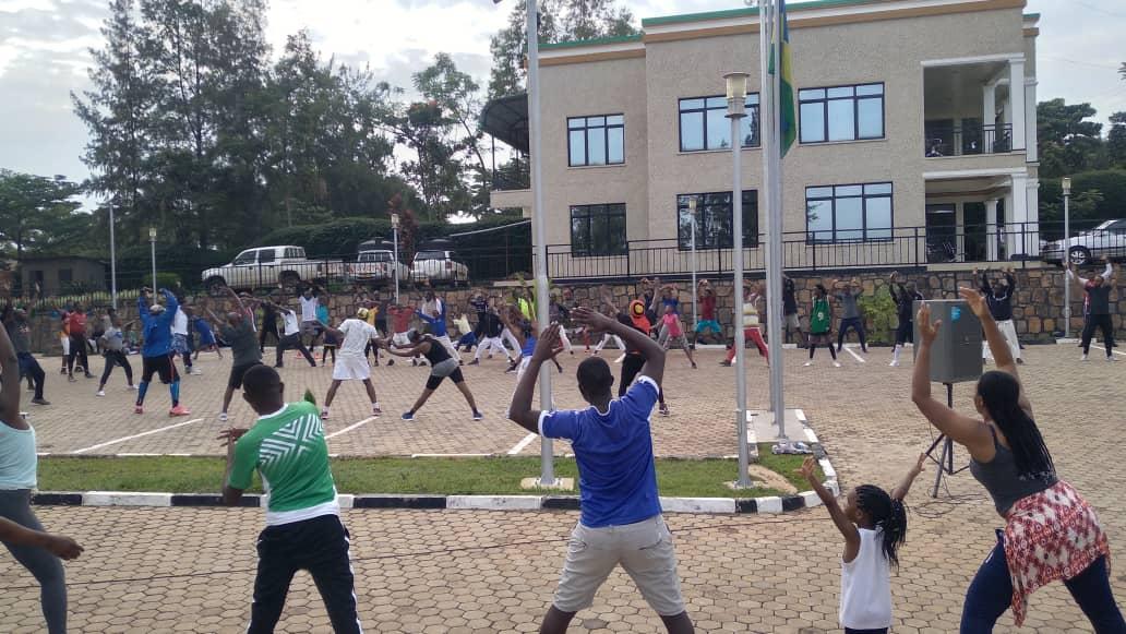 Urubyiruko rwo muri <a href="/Gasabo_District/">Gasabo District</a> none kuwa 15 mutarama 2023 bazindukiye muri siporo rusange muri <a href="/SectorKinyinya/">Kinyinya Sector</a>.
#Kigaliyouthfestival

@YouthCultureRW <a href="/CityofKigali/">City of Kigali</a> <a href="/RwandaYouth/">Rwanda Youth Council</a> <a href="/RwandaYouthVol1/">Rwanda Youth Volunteers</a>