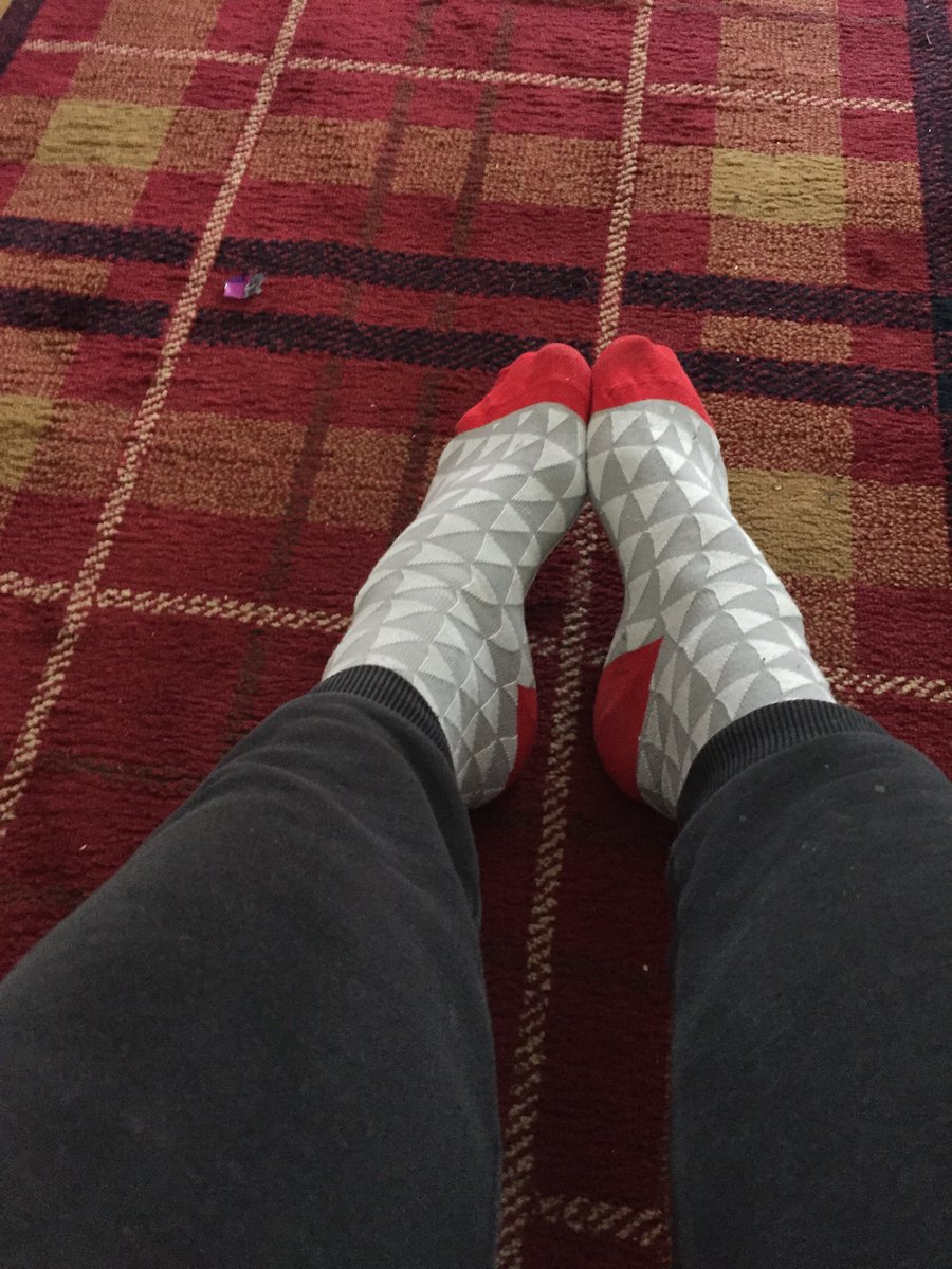 TonyHallion's tweet photo. @SicSockShop loving the retro Liverpool socks that I got a at christmas https://t.co/1f4pGzpvQO
