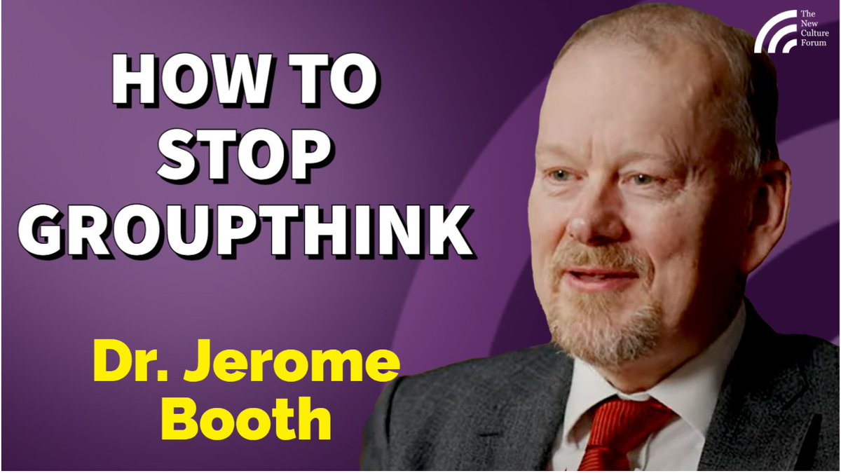 NewCultureForum's tweet photo. Why are dissenting voices so often silenced in the media, politics, science & medicine, education, finance & wider society?
On today's #SWYSI, Dr @Jerome_Booth, author of "Have We All Gone Mad?", explains why Groupthink is rising & how to stop it
WATCH: https://t.co/arxDyMW9PH https://t.co/HwG8eoI8Ih