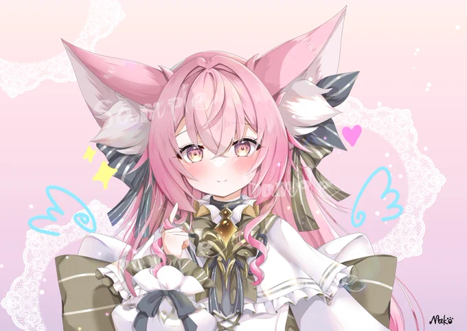 アイコンにとオリキャラちゃんのご依頼いただきました!デザインがもうめちゃめちゃかわいい～!!描いてて楽しかったです!この子の全身イラストもご依頼いただいているのでまた精一杯描かせていただきます!ご依頼ありがとうございました!引き続きよろしくお願いいたします!!!! 