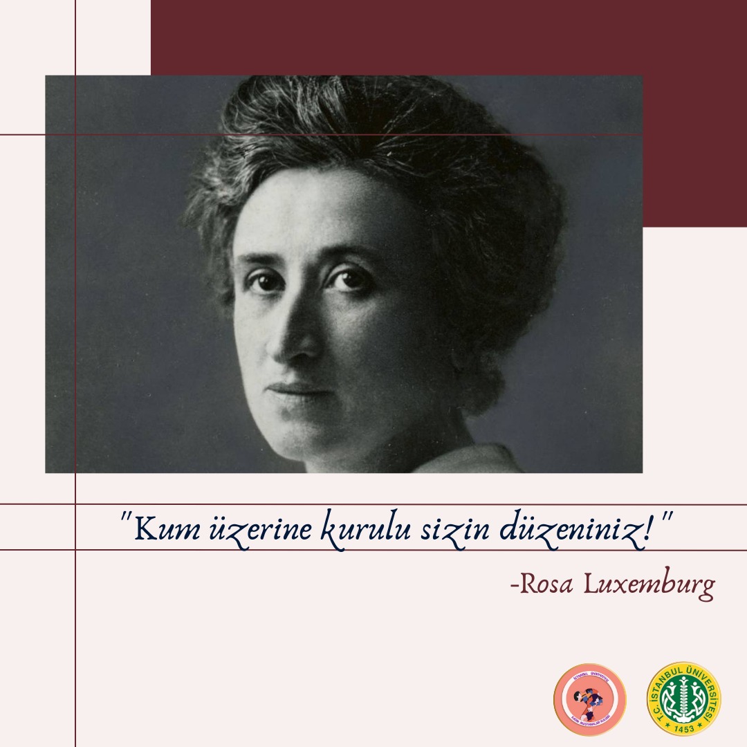 Dünya sosyalist hareketinin önemli isimlerinden olan marksist, yazar, akademisyen ve ekonomist Rosa Luxemburg'u, ölümünün 104.yılında saygı ve özlemle anıyoruz.

#RosaLuxemburg