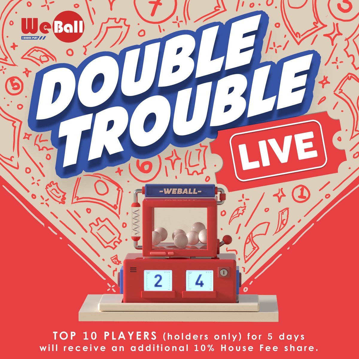 WeBall | ⚪️ ⚪️ ⚪️ ⚪️ 🔴 tweet media