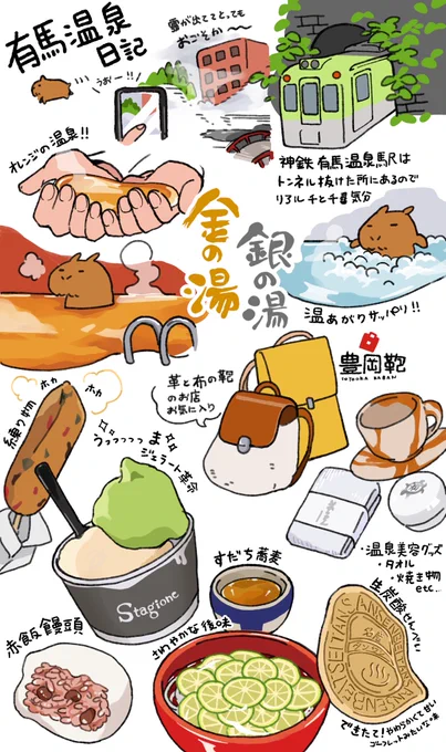 昨日の有馬温泉行った日記 