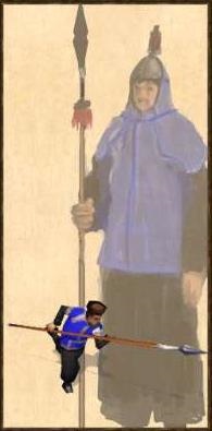 꽤 자주 봤을 이 중국쪽의 창은 창 또는 화창(花槍)이라고 부르는 창의 한 종류라고 합니다. 매체에서 사례들은 영화 무인 곽원갑과 게임 에이지...