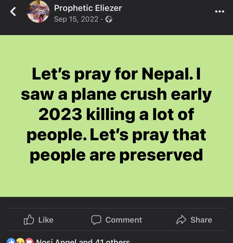 DhlaminSean's tweet photo. @DemiLovatoTH @null This prophet prophesied this on Facebook check his prophecy https://t.co/iFBZtbugGl