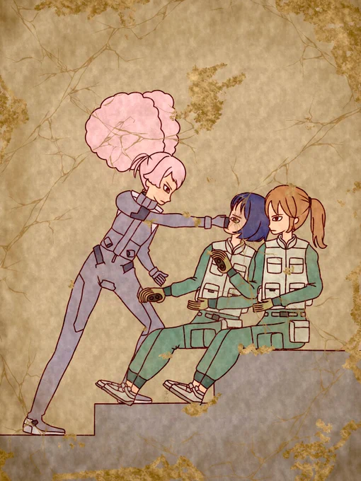 【壁画】アーシアンパンチ#水星の魔女 