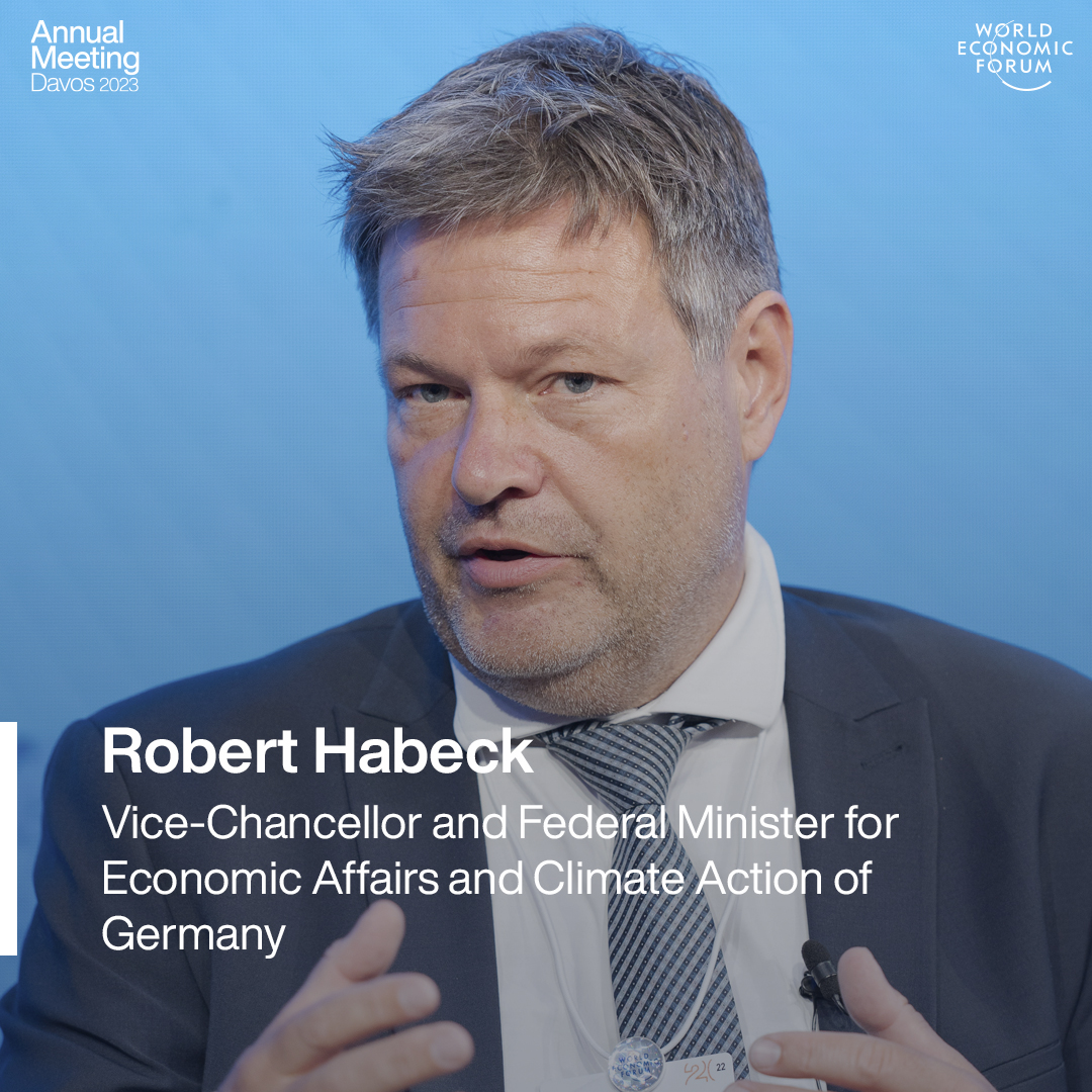 World Economic Forum on Twitter "Robert Habeck, ViceChancellor and Federal Minister for