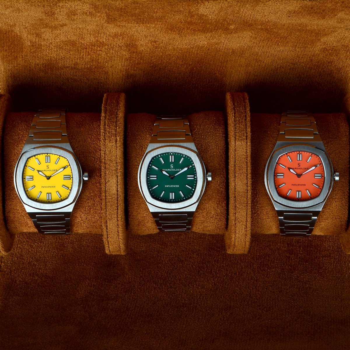 SHAREHOLDER_W's tweet photo. Check out our INFLUENCER collection  
-FLAT SAPPHIRE CRYSTAL A/R
-SWISS BGW9 SUPER-LUMINOVA 
-50M WATER RESISTANT 
-2025 JAPAN MOVEMENT QUARTZ 
-316L STAINLESS STEEL CASE/BRACELET 
-2 YRS INTERNATIONAL WARRANTY 
-FREE SHIPPING WORLDWIDE https://t.co/r01w8EJeeS