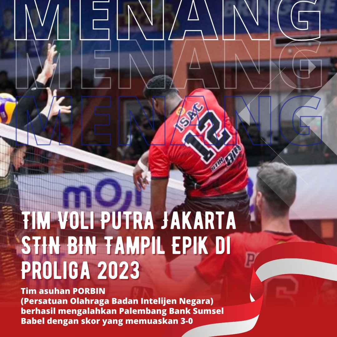 gisel25517315's tweet photo. TIM Voli Putra Jakarta STIN BIN Tampil Epik Di Proliga 2023
#BINHebatBinaAtlet
#JakartaSTINBINmenang #JakartaSTINBIN
#Proliga 
#VolleyIndonesia
#PBVSI https://t.co/eChP41yHGt