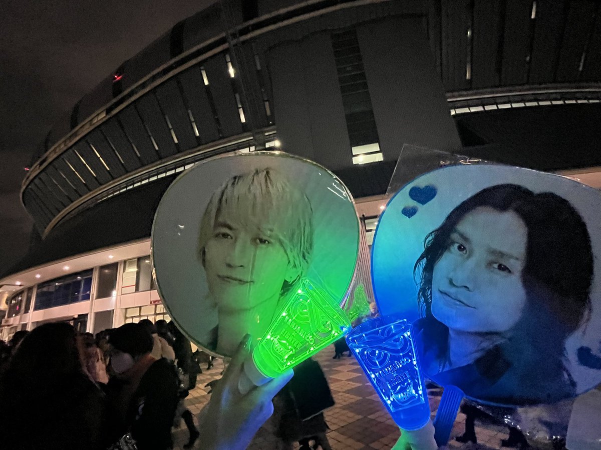 kotone0331's tweet photo. 1/14  18祭大阪参戦✨

スタンド11列目で肉眼でもちゃんと見えるメンバー＋綺麗な景色同時に見れてめちゃくちゃ最高でした💓

泣いたりお腹痛くなるくらい笑ったりやっぱりエイト好きになって幸せです。

明日から頑張れないので急速に円盤化よろしくお願いします笑

#関ジャニ18祭大阪 https://t.co/viuvWdmoap