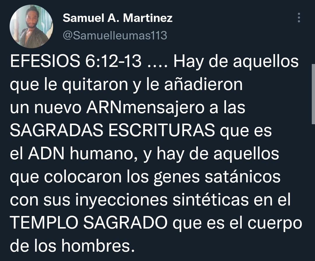 Negacionistas Out of Context tweet media