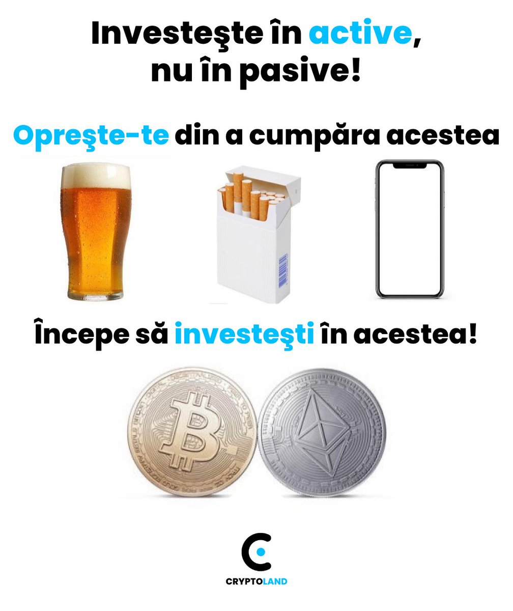 ClaudiuIvan1's tweet image. #Activele sunt cele care îți vor aduce libertatea financiară pe termen lung.