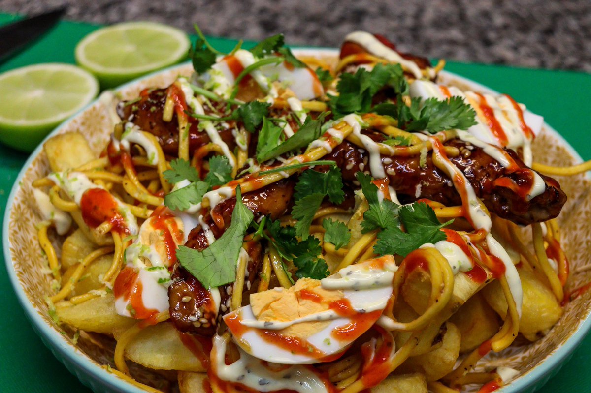 ChipandGo's tweet image. Our new Asian Street food loaded chips 🤤
#loadedchips #food