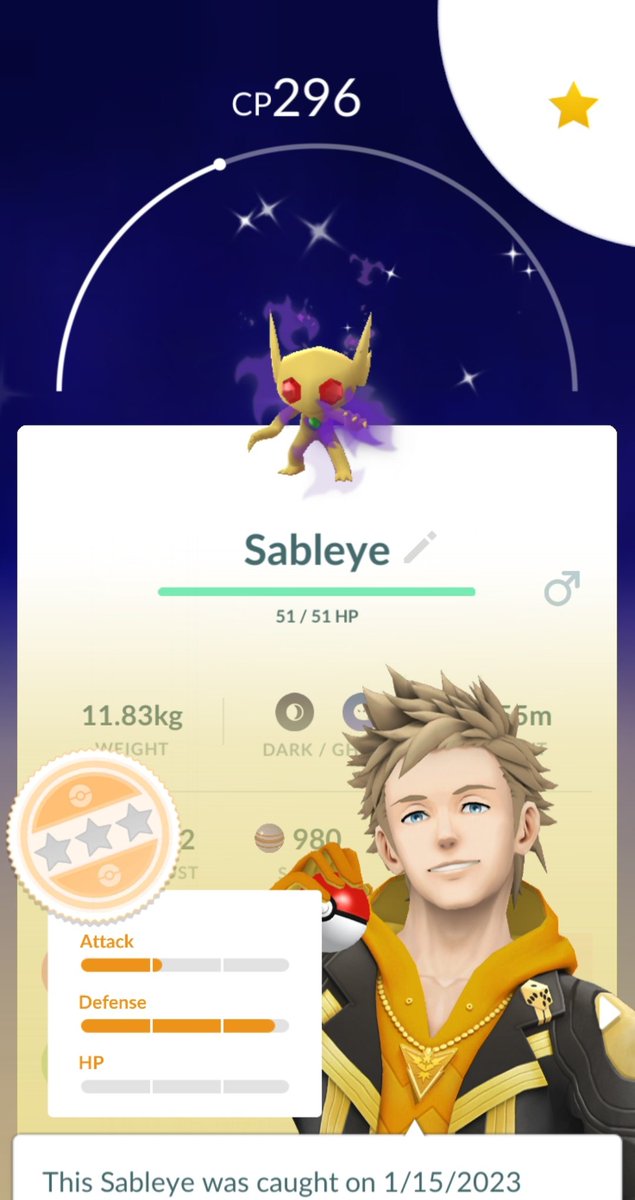 1moreShiny1's tweet photo. ✨✨✨✨ yaaaay, look how happy my new lil buddy is..that's lhe look on my face😁.
My first ever shiny shadow 🤩🎉🎉🎉 I have been hunting him for so long 🙏🙏 #ShinyShadowSableye #PokemonGO #ShinySableye #1moreShiny1 https://t.co/SkPWtRbJlL