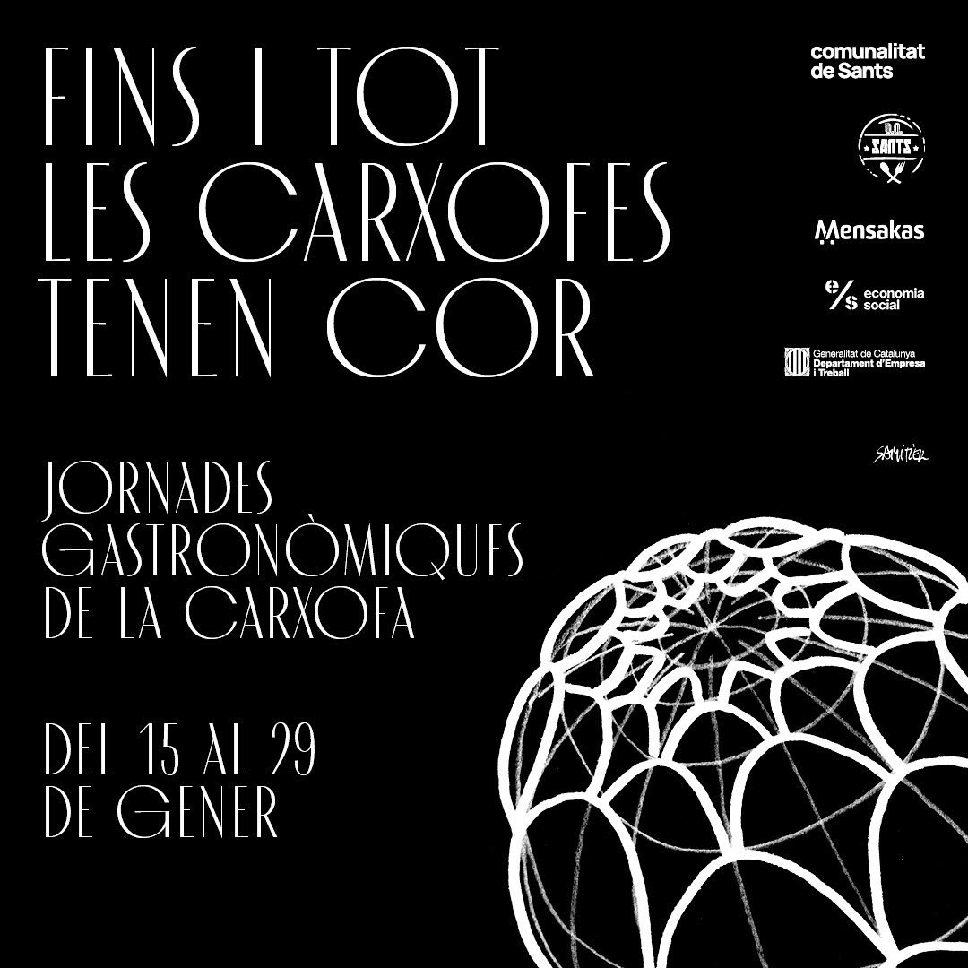 DO_sants's tweet photo. Avui és el dia, comencem les Jornades de la Carxofa i aquests són els locals de la D.O. que participen: https://t.co/9eMm2VBR2L