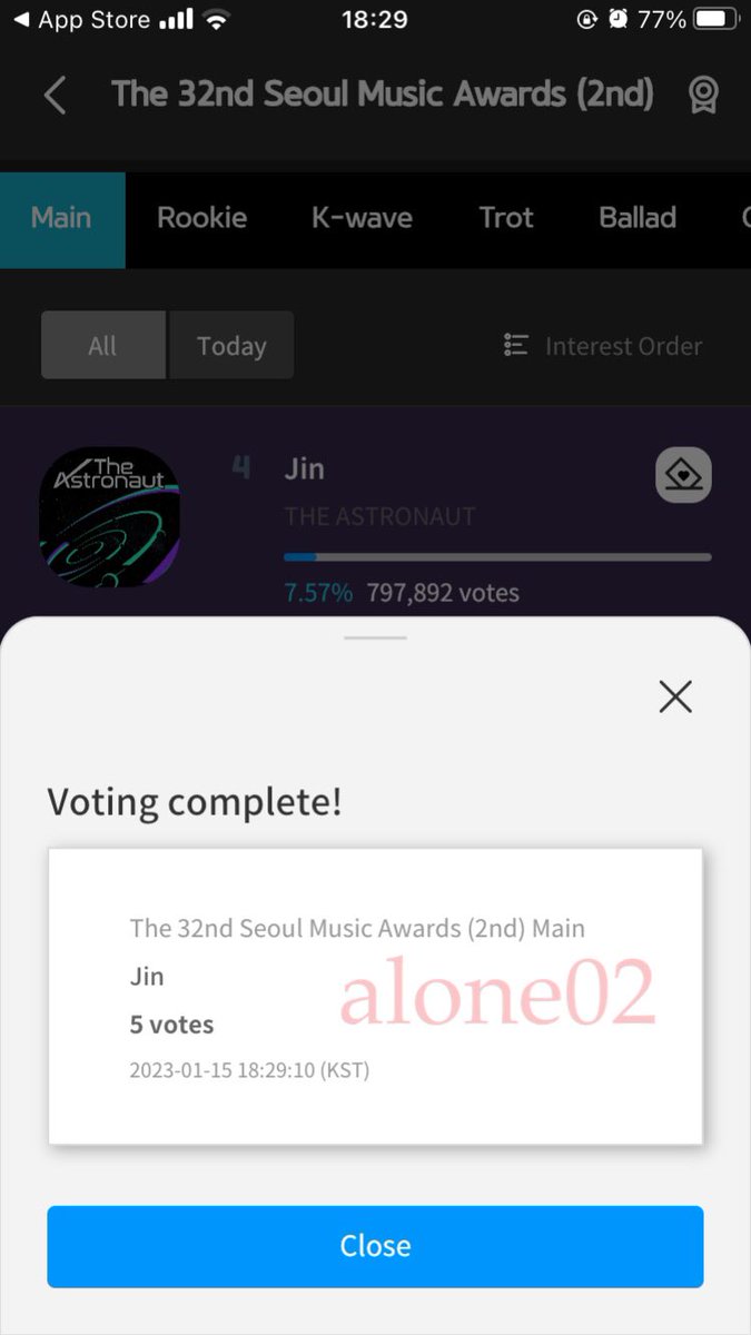 Thank you!

FINAL MASS VOTING FOR JIN

#VoteJinOnSMANow