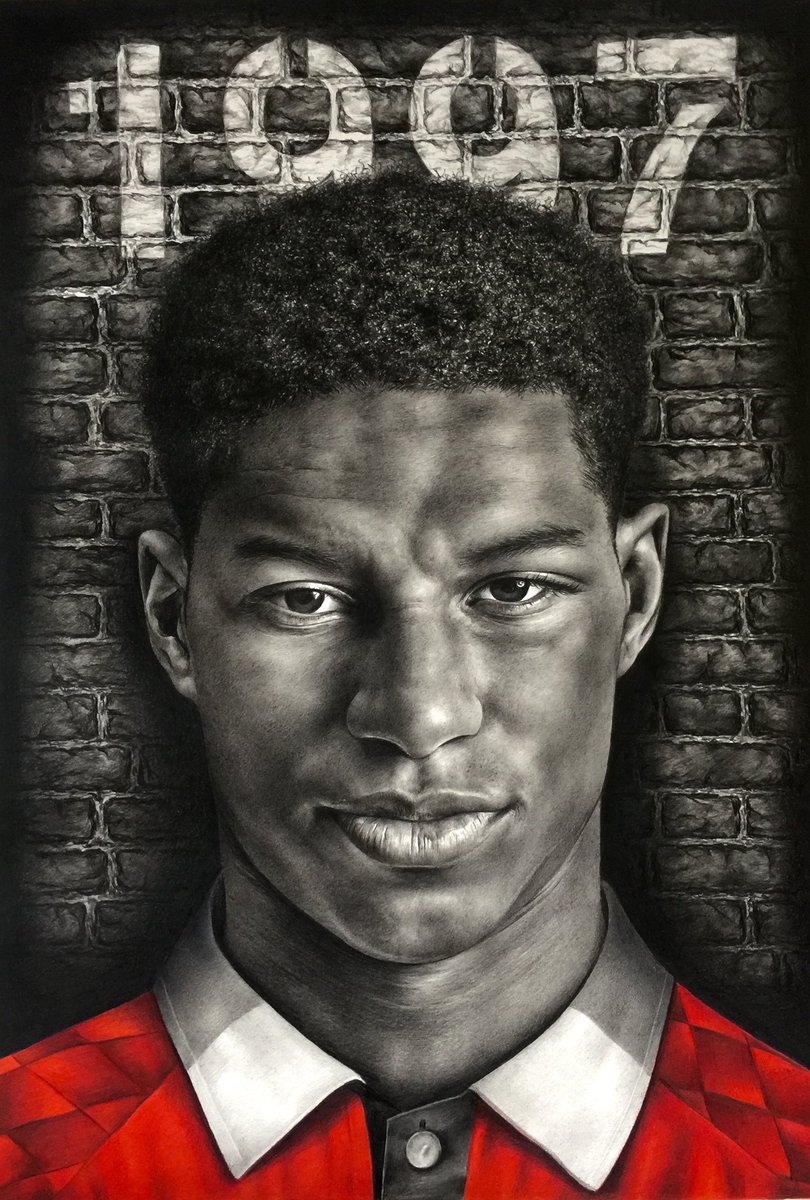 dpollockart's tweet photo. @MarcusRashford A United legend is created through moments that leave behind an unforgettable impression on others … Marcus Rashford #BorninRed https://t.co/7PGjZwozSp