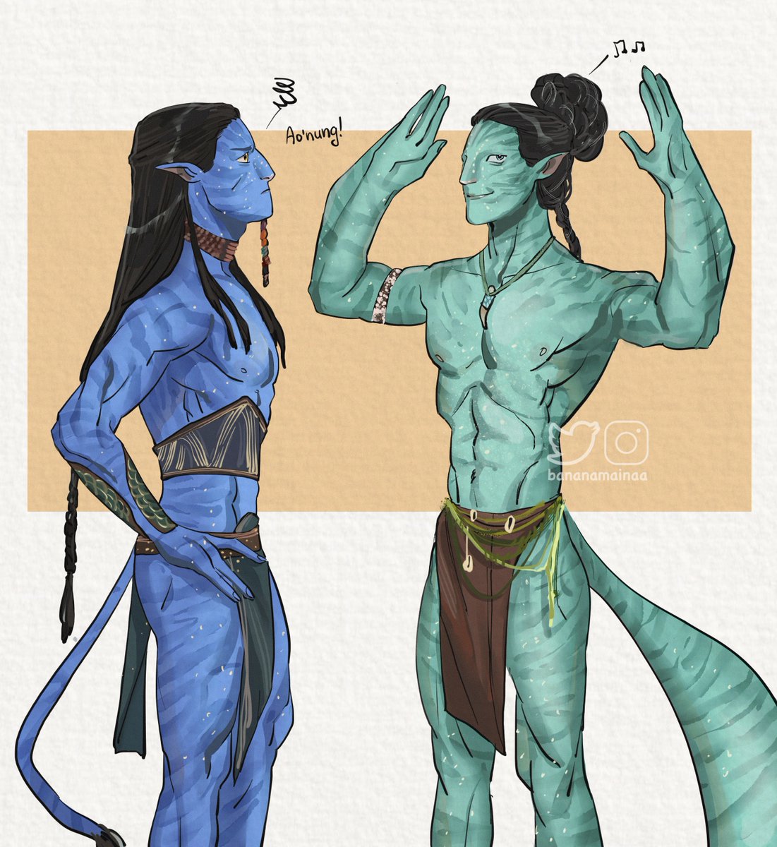 shhh they’re  flirting 🤭🤭

#Avatar #Avatar2 #AvatarTheWayOfWater #Neteyam #Aonung #netenung