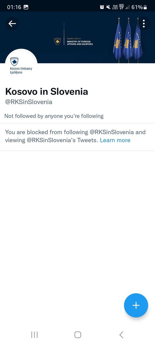 Kryeministër <a href="/albinkurti/">Albin Kurti</a> dhe ministre <a href="/gervallaschwarz/">Donika Gërvalla-Schwarz</a>
Pse ambasada e Kosovës në Slloveni me ambasadorin <a href="/valdet_s/">Valdet Sadiku</a> (anëtarin e PDK-së) po na bllokon qasjen në faqen zyrtare të ambasadës në Tweeter. Është shkelje ligjore kjo sjellje e tij!...