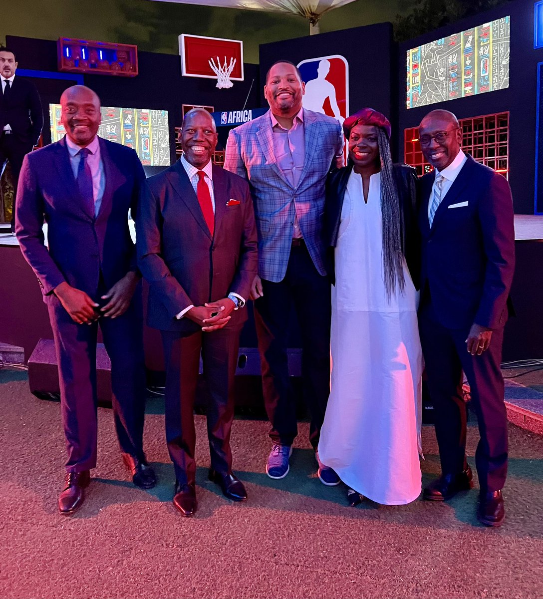 Official launch of the NBA Cairo office with 7 times NBA Champion Robert Horry #Cairo #Egypt #NBACairo #NBAAFRICA