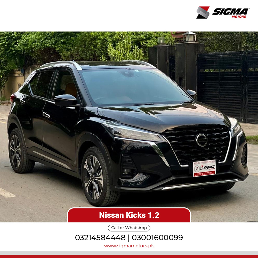 Sigma_Motors's tweet photo. Nissan Kicks 1.2
E-Power Technology
Model Year 2021
Import Year 2022
Color Black with Orange Interior 

Adaptive Cruise Control
Bluetooth Mobile Controls
Front Back Auto Radars
360 Degree Camera Views
Multimedia Steering
And Much More.
#sigmamotorslahore #Nissan #NissanKicks https://t.co/GYtfDw621E