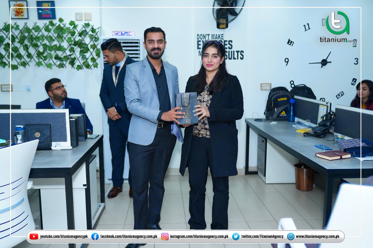 TitaniumAgency's tweet photo. Employee of the month December, 2022.

Visit Our Website:- https://t.co/tuq14ZqNZQ 

Email : query@titaniumagency.com.pk

Visit Our YouTube Channel:- 
https://t.co/Pcxn0jacwU

#titaniumagency #lahore #employeeofthemonth #realestate #Property #titaniumteam #bahriatown #lahore https://t.co/RjVCKoBSPt