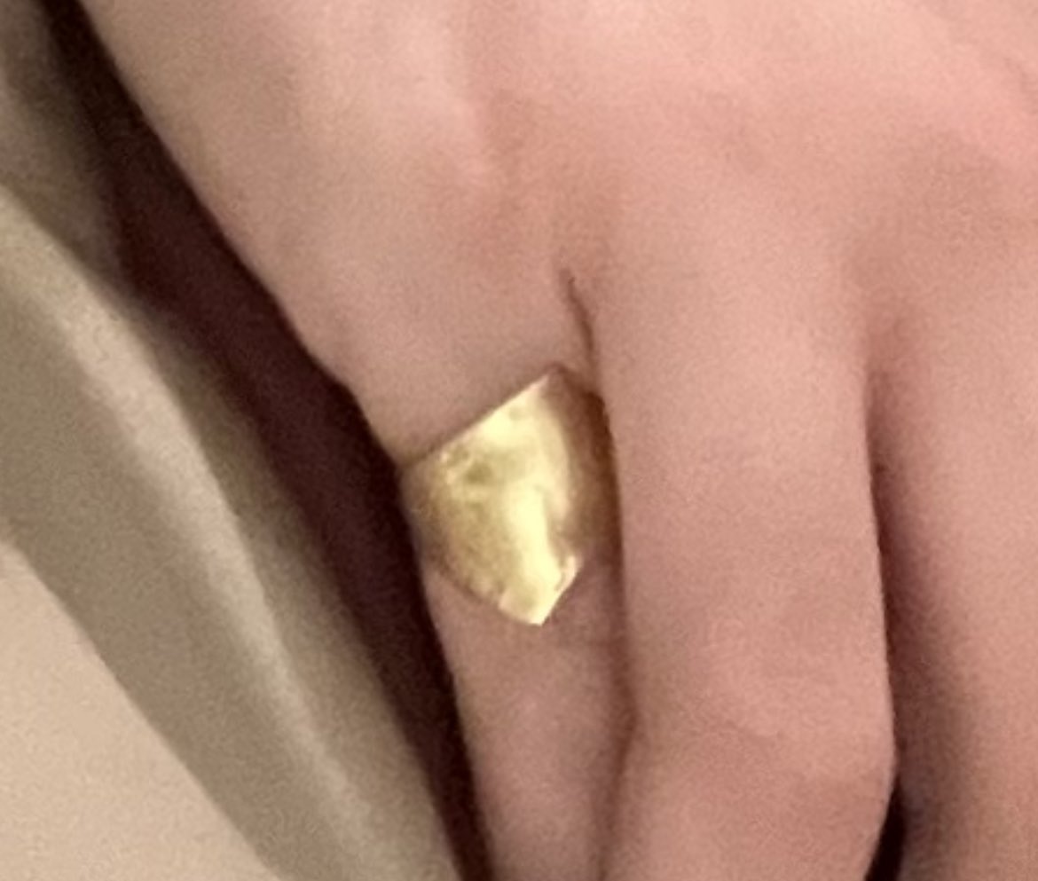Friends, this is the longest of long shots, but
I lost a ring at <a href="/ArcticMonkeys/">Arctic Monkeys</a> on Saturday night. 

It was my mother’s, and she gave it to me not long before she died. It is all gold, asymmetrical, and much wider on the top than the band, and inside is engraved AR ~ AC 1987.