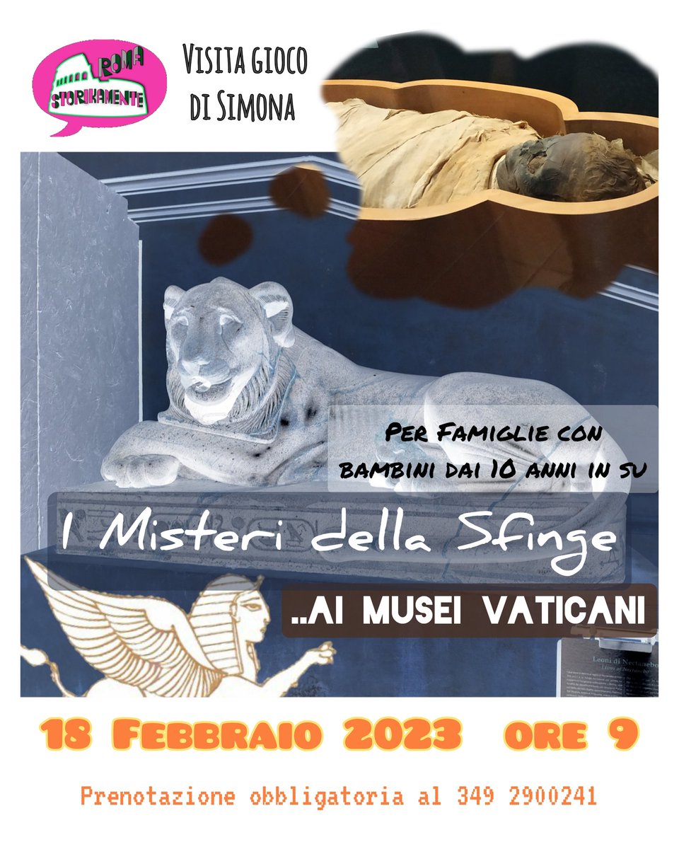 storikamente's tweet photo. Ricominciano i nostri appuntamenti mensili del ɴᴜᴏᴠᴏ ᴀɴɴᴏ con i 🅼🆄🆂🅴🅸 🆅🅰🆃🅸🅲🅰🅽🅸 il 𝟭𝟴 𝗳𝗲𝗯𝗯𝗿𝗮𝗶𝗼! 🖼️🗿🏛️
- 𝒂𝒍𝒍𝒆 9 𝒑𝒆𝒓 𝒇𝒂𝒎𝒊𝒈𝒍𝒊𝒆 con bambini dai 10 anni in su
https://t.co/vium02vICS
 - 𝒂𝒍𝒍𝒆 14 𝒑𝒆𝒓 𝒂𝒅𝒖𝒍𝒕𝒊
https://t.co/4CXFrFkuyJ https://t.co/bUF5yNDMn2
