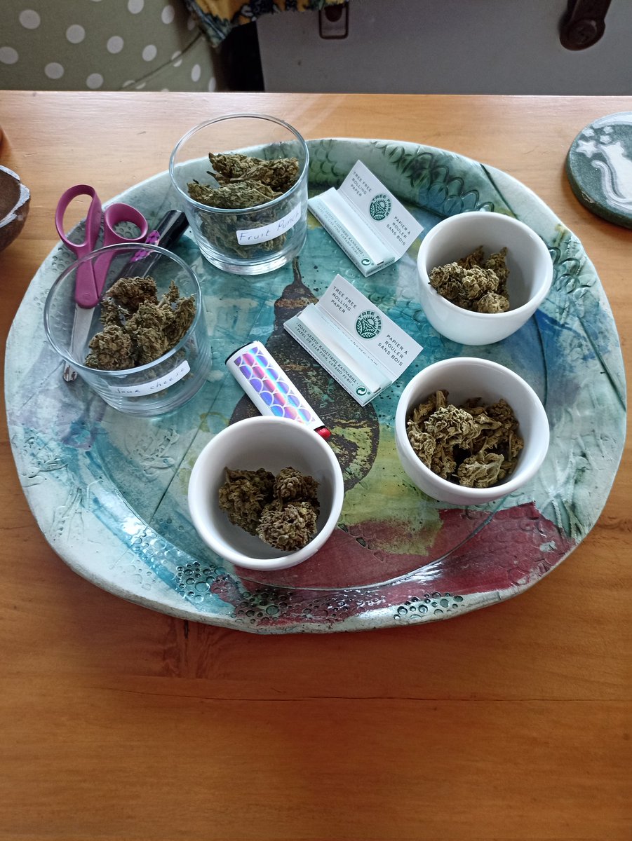 evergreen_herb's tweet photo. I am having a small birthday gathering and this is our bar 😂  The majority of the people coming don't drink alcohol. Yes to weed!

 #normalizecannabis #Mmemberville  #cannabisculture #CannabisCommunity #weedsmokers #WeedLife https://t.co/S0whmsaIBF