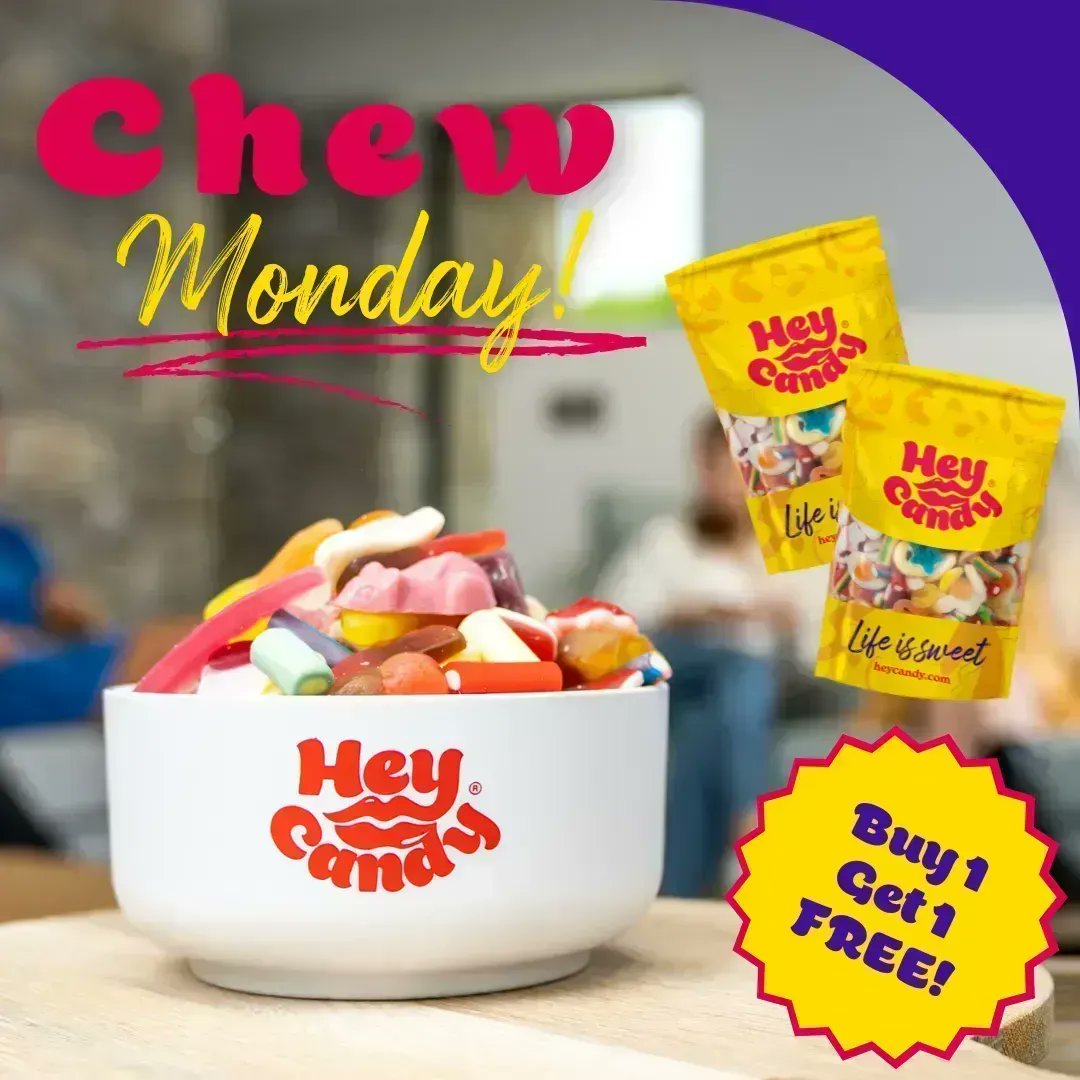 lovefunhub's tweet photo. #BlueMonday ? NA! it's CHEW Monday! No need to be blue as we have got a special 'Buy one get one free' deal! ๐ This offer is only on our 1kg premixed original candy.๐ฌ Head to our website and add two bags to your basket and the offer will apply!
#candy #sweets #pickamix https://t.co/c9DgUY0sK7