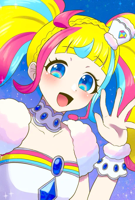 #彩度を100にすると超派手 