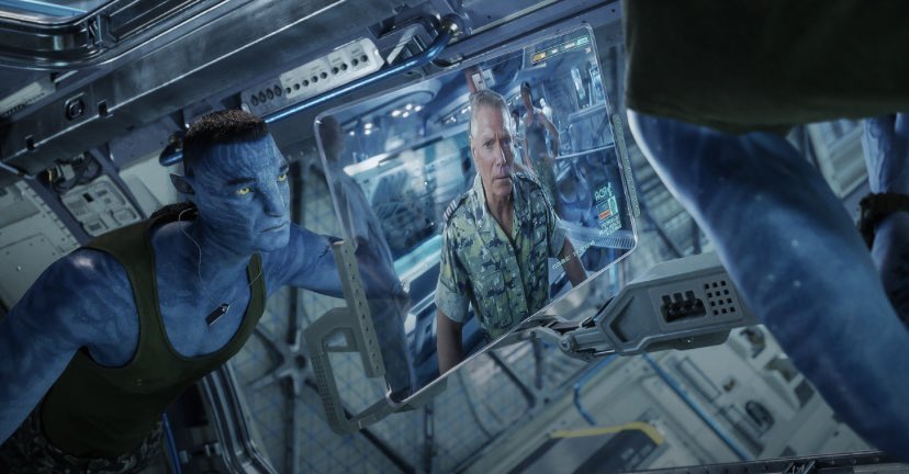 maybeitsmila's tweet photo. Avatar: The Way of Water 
regardless of the criticism on cultural appropriation and the way that Cameron could have gone around it the visual effects were next level and so realistic. However I watched this on IMAX and in 3D and literally felt so nauseous with the fast cuts. 9/10 https://t.co/Ssxy90P33a