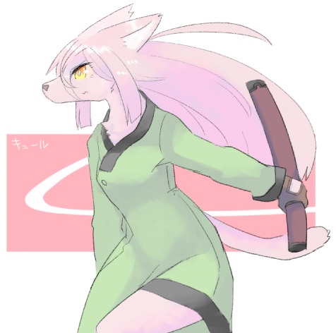 【新作】あまり描かないから認識ないかもだけど、雷斗世界にはケモも居ます。 